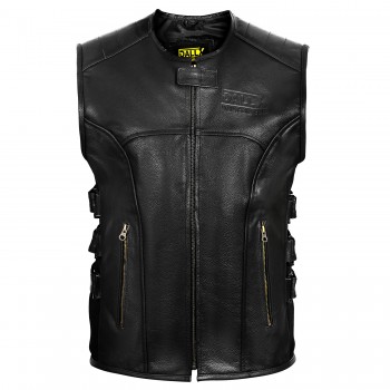 Armor Biker Leather Vest for Men