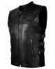 Armor Biker Leather Vest for Men